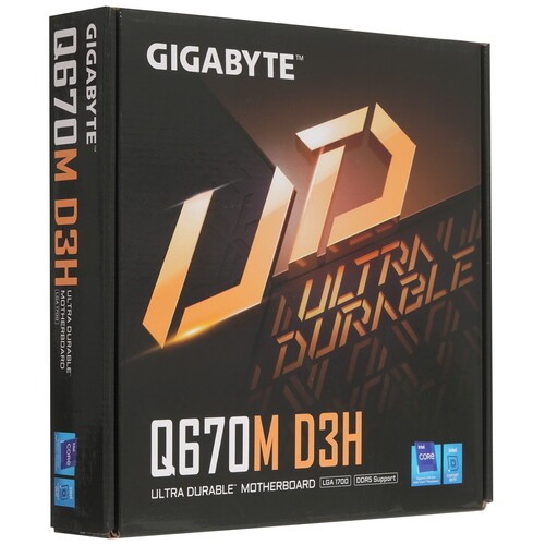 Материнская плата Gigabyte Q670M D3H