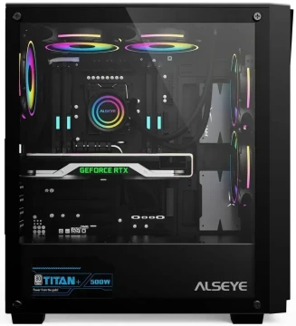Компьютерный корпус ALSEYE TG ARGB Black (X3-B)