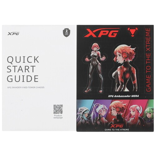 Компьютерный корпус ADATA XPG INVADER X TG Black (INVADERXMTWOF-BKCWW)