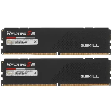 Оперативная память 32 Gb 6000 MHz G.Skill RIPJAWS S5 Black (F5-6000J3040F16GX2-RS5K)