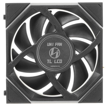 Вентилятор для корпуса Lian Li UNI FAN TL LCD 120 Reverse ARGB Black (G99.12RTLLCD1B.R0)