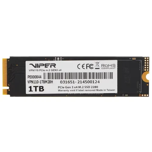 Твердотельный накопитель Patriot 1000 Gb VIPER VPN110-1TBM28H