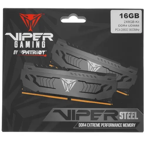 Оперативная память 16 Gb 3600 MHz PATRIOT VIPER STEEL (PVS416G360C4K)