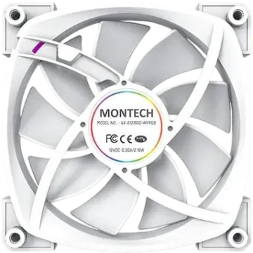Вентилятор для корпуса Montech AX120 ARGB White (AX120W) PWM