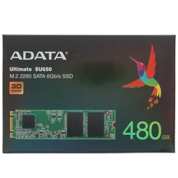 Твердотельный накопитель ADATA 480 Gb SU650 ASU650NS38-480GT-C