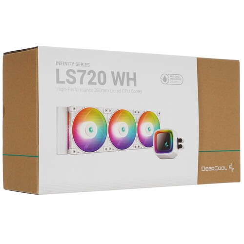 Система жидкостного охлаждения для процессора Deepcool LS720 WH ARGB R-LS720-WHAMNT-G-1