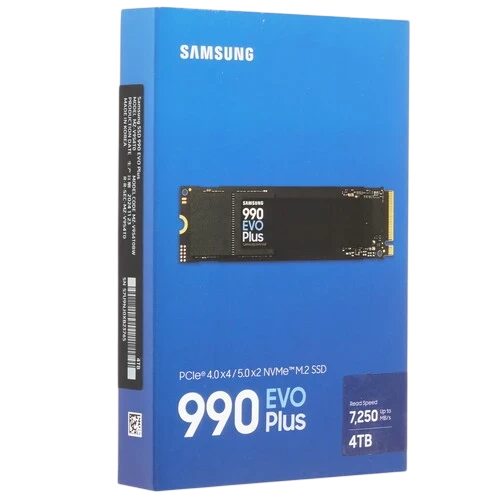 Твердотельный накопитель Samsung 4000 Gb 990 EVO PLUS (MZ-V9S4T0BW)