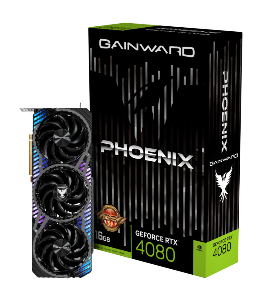 Видеокарта GAINWARD (NED4080T19T2-1032X) GeForce RTX 4080 16Gb PHOENIX GS