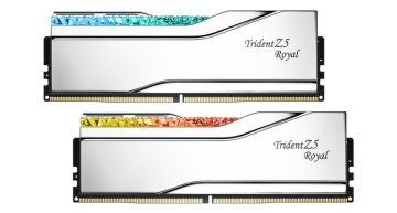 Оперативная память 32 Gb 6000 MHz G.Skill TRIDENT Z5 ROYAL RGB Silver (F5-6000J2636H16GX2-TR5NS)