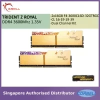 Оперативная память 32 Gb 3600 MHz G.Skill TRIDENT Z ROYAL (F4-3600C16D-32GTRGC)