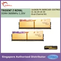 Оперативная память 32 Gb 3600 MHz G.Skill TRIDENT Z ROYAL (F4-3600C16D-32GTRGC)