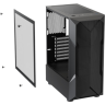 Компьютерный корпус XASTRA A304 4ARGB-C6 TG Black (A304-4FC12A-C6)