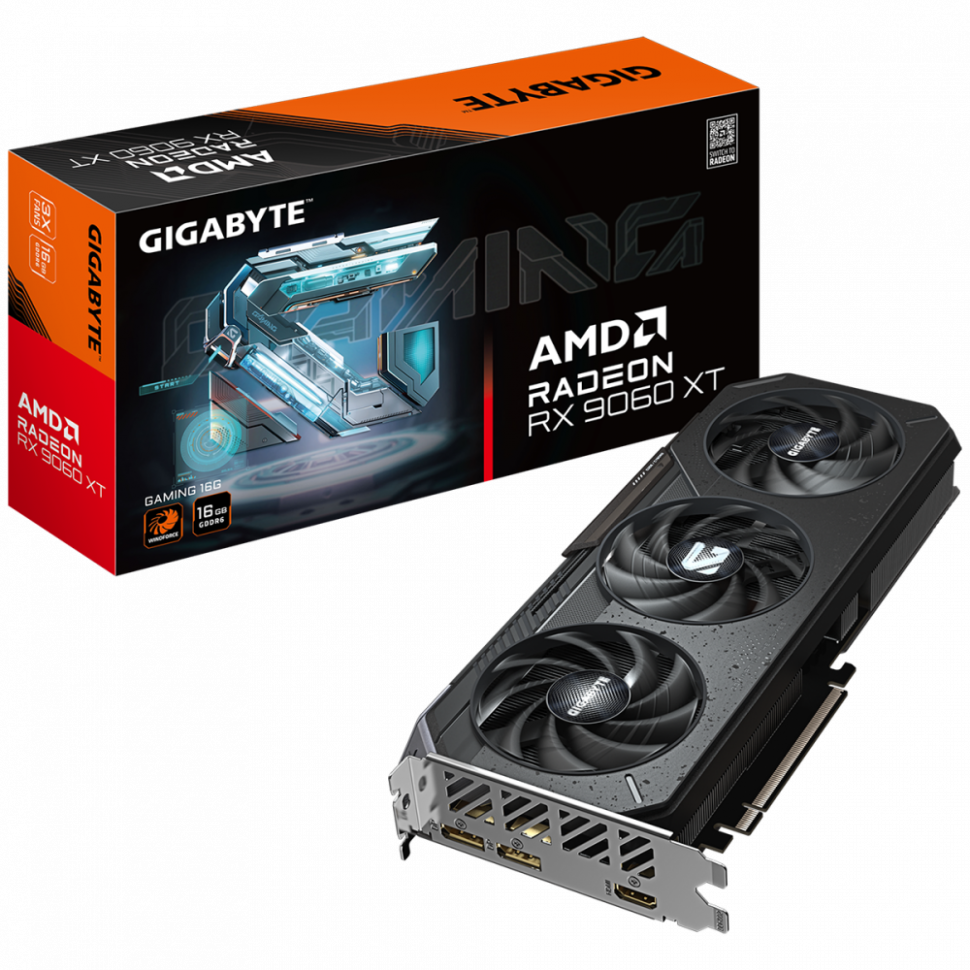 Видеокарта Gigabyte (GV-R9060XTGAMING-16GD) Radeon RX 9060 XT 16GB GAMING