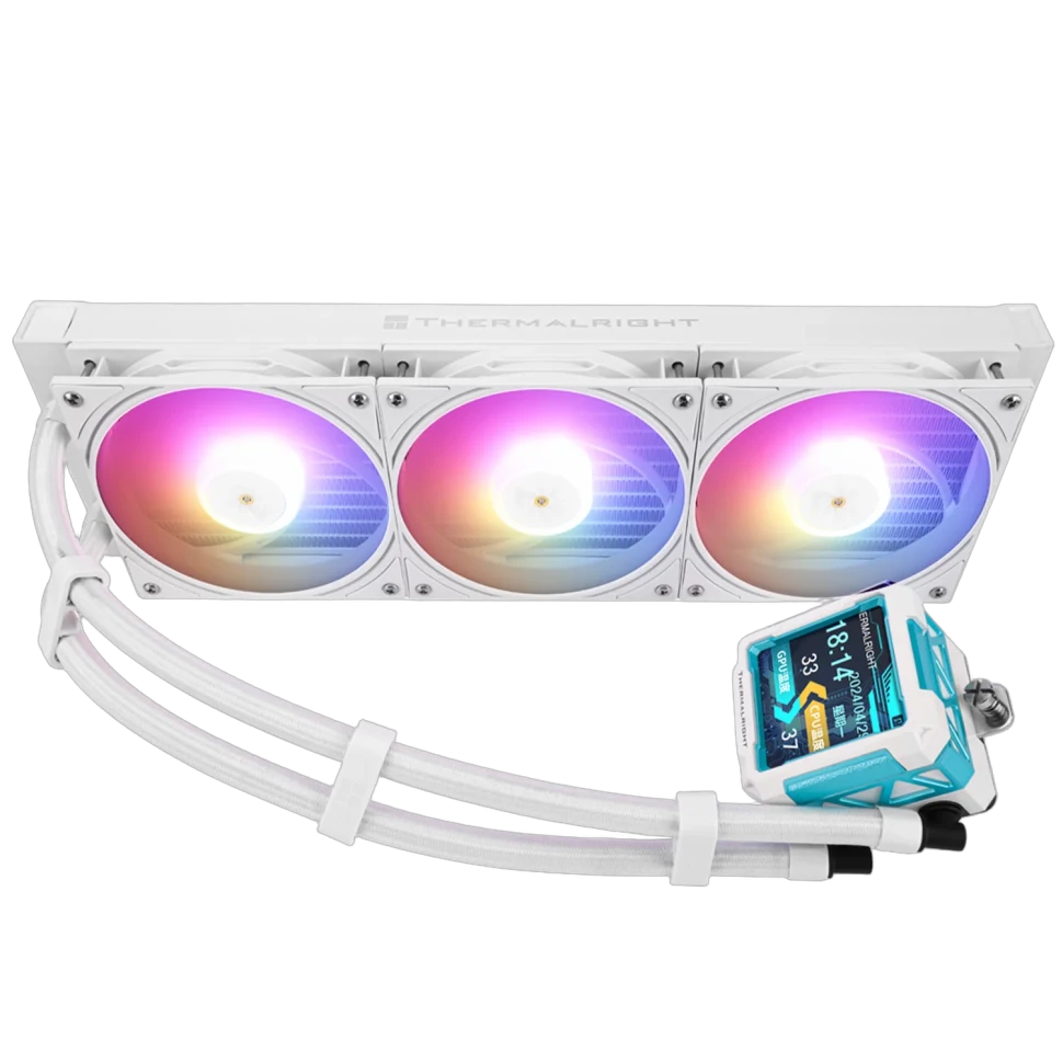 Система жидкостного охлаждения для процессора Thermalright Frozen Warframe Pro 360 ARGB White (TRFWP360AW)