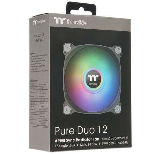 Вентилятор для корпуса Thermaltake Pure Duo 12 Sync Radiator ARGB CL-F115-PL12SW-A
