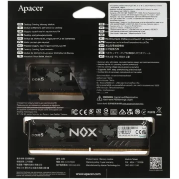 Оперативная память 32 Gb 5200 MHz Apacer OC NOX (AH5U32G52C502MBAA-2)
