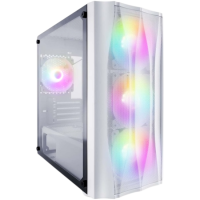 Компьютерный корпус 1STPLAYER FIREBASE X3-M TG LED White (X3-M-WH-4F1-W)