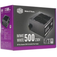Блок питания Cooler Master 500W MasterWatt Lite 500 White 230V V2 MPE-5001-ACABW-EU
