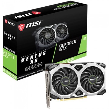 Видеокарта MSI (GTX 1660 SUPER VENTUS OC) GeForce GTX 1660 SUPER 6GB VENTUS OC