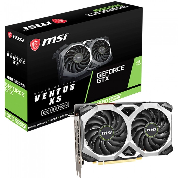 Видеокарта MSI (GTX 1660 SUPER VENTUS OC) GeForce GTX 1660 SUPER 6GB VENTUS OC