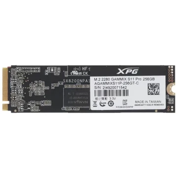 Твердотельный накопитель ADATA XPG 256 Gb GAMMIX S11 PRO AGAMMIXS11P-256GT-C XPG