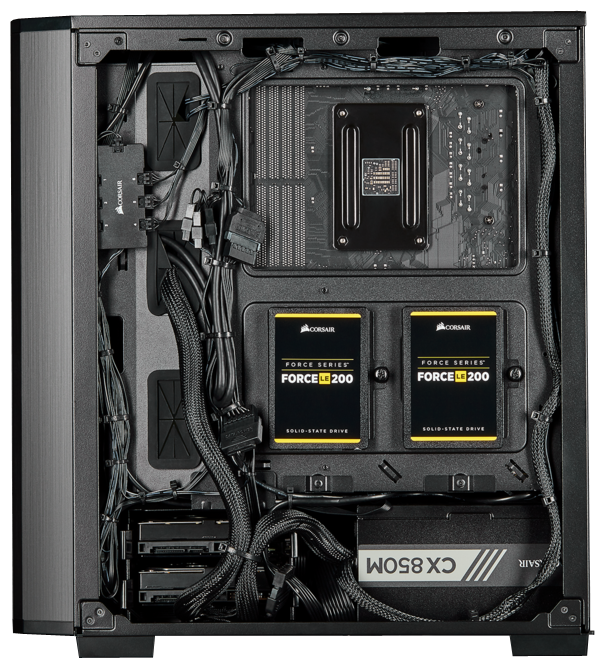 Компьютерный корпус Corsair CARBIDE SERIES 175R RGB Black CC-9011171-WW