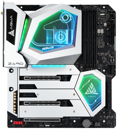 Материнская плата ASRock Z490 AQUA