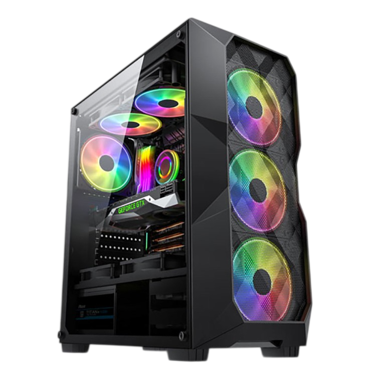 Компьютерный корпус ALSEYE TG Black (Big Jony -B)