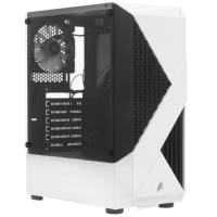 Компьютерный корпус 1STPLAYER FIREROSE F3-A ATX TG LED White (F3-A-WH-4F1)