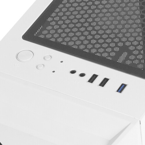 Компьютерный корпус 1STPLAYER FIREROSE F3-A ATX TG LED White (F3-A-WH-4F1)