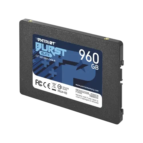Твердотельный накопитель Patriot 960 Gb BURST E (PBE960GS25SSDR)