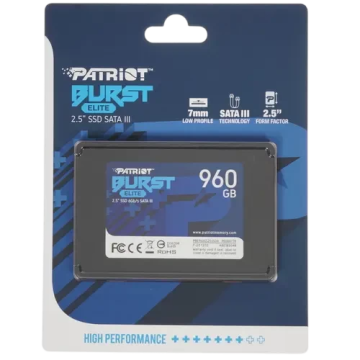 Твердотельный накопитель Patriot 960 Gb BURST E (PBE960GS25SSDR)