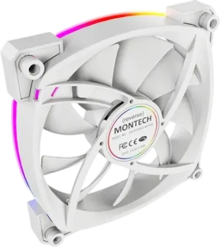 Вентилятор для корпуса Montech RX120 Reverse ARGB White (RX120W) PWM