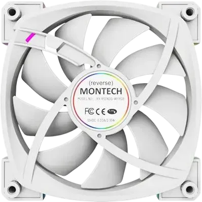 Вентилятор для корпуса Montech RX120 Reverse ARGB White (RX120W) PWM