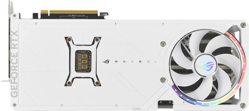 Видеокарта ASUS (ROG-ASTRAL-RTX5080-O16G-WHITE) GeForce RTX 5080 16GB ROG ASTRAL White OC (90YV0LV4-M0NA00)
