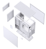 Компьютерный корпус JONSBO D41 STD TG White