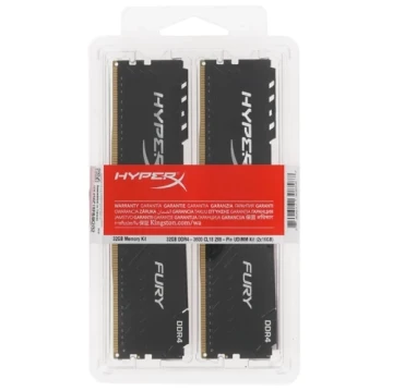 Оперативная память 32 Gb 3600 MHz Kingston HYPERX FURY Black (HX436C18FB4K2/32)