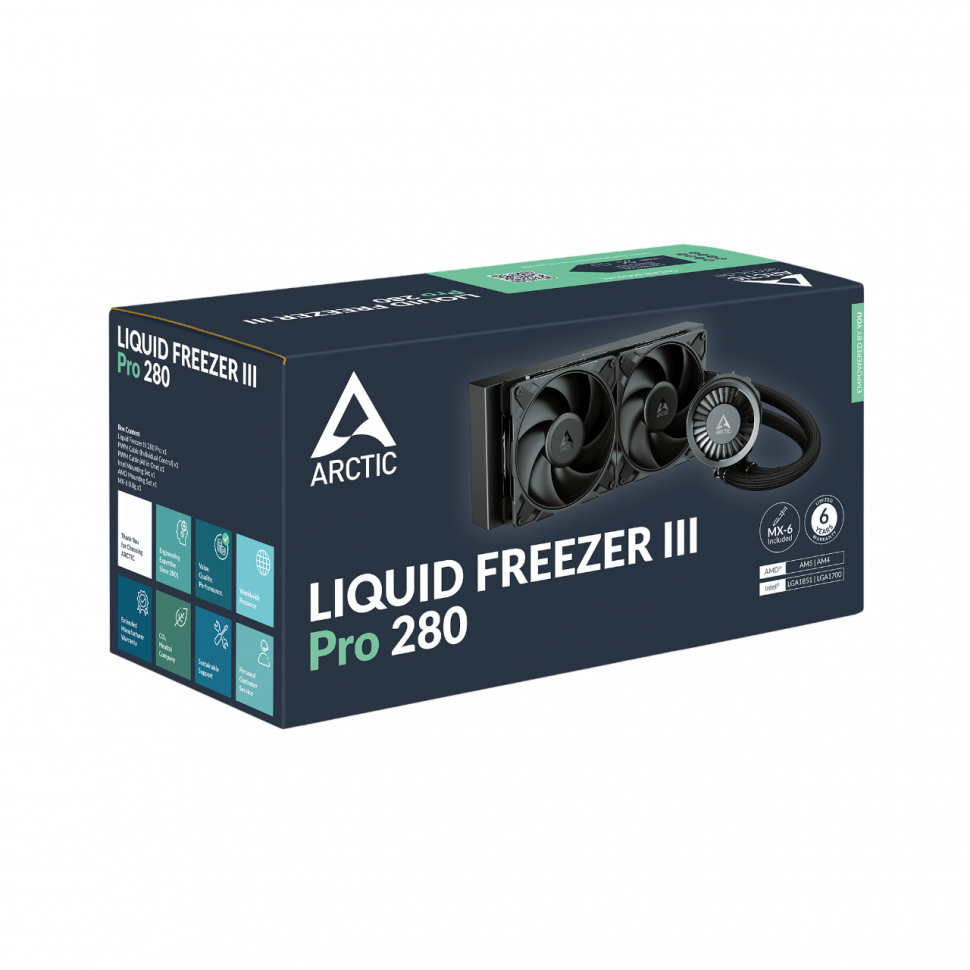 Система жидкостного охлаждения для процессора Arctic Cooling  Liquid Freezer III Pro 280 All-In-One CPU (ACFRE00179A) 