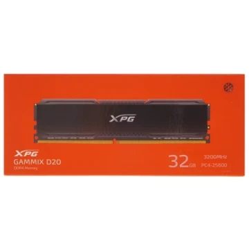 Оперативная память 32 Gb 3200 MHz ADATA XPG GAMMIX D20 Black (AX4U320032G16A-CBK20)