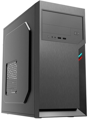 Компьютерный корпус Foxline FL-702 Black (FL-702-FZ450-U32)