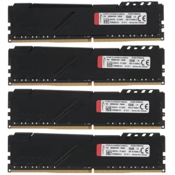 Оперативная память 32 Gb 2666 MHz Kingston HYPERX FURY Black (HX426C16FB3K4/32)