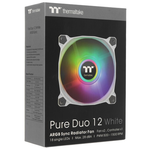 Вентилятор для корпуса Thermaltake Pure Duo 12 Sync Radiator ARGB CL-F097-PL12SW-A