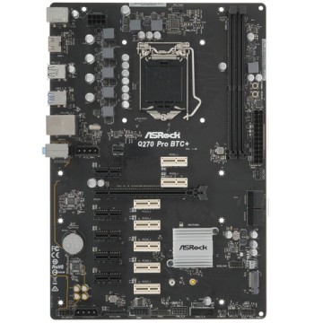 Материнская плата ASRock Q270 PRO BTC+