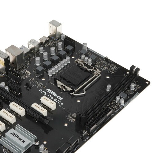 Материнская плата ASRock Q270 PRO BTC+