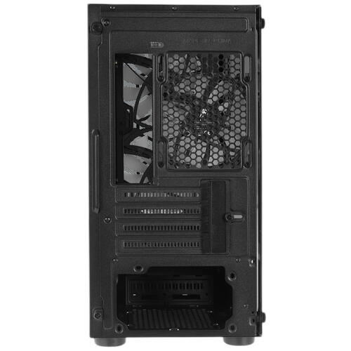 Компьютерный корпус 1STPLAYER FIREBASE X4-M TG LED Black (X4-M-BK-2F1P-1F1)