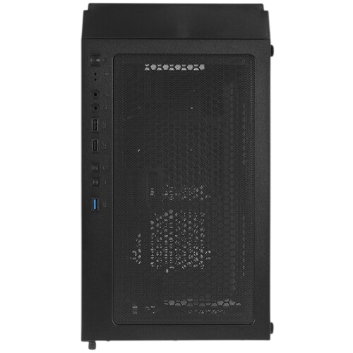 Компьютерный корпус 1STPLAYER FIREBASE X4-M TG LED Black (X4-M-BK-2F1P-1F1)