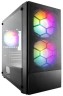 Компьютерный корпус 1STPLAYER FIREBASE X4-M TG LED Black (X4-M-BK-2F1P-1F1)