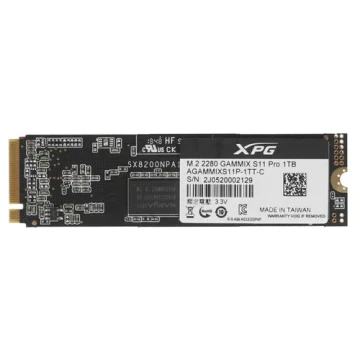 Твердотельный накопитель ADATA XPG 1000 Gb GAMMIX S11 PRO AGAMMIXS11P-1TT-C XPG