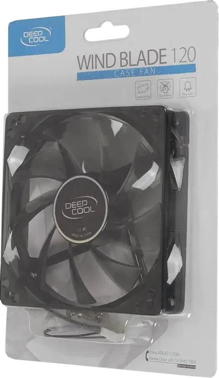 Вентилятор для корпуса Deepcool WIND BLADE 120 DP-FLED-WB120