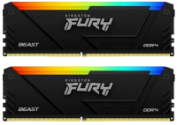 Оперативная память 32 Gb 3600 MHz Kingston FURY Beast RGB XMP Black (KF436C18BB2AK2/32)